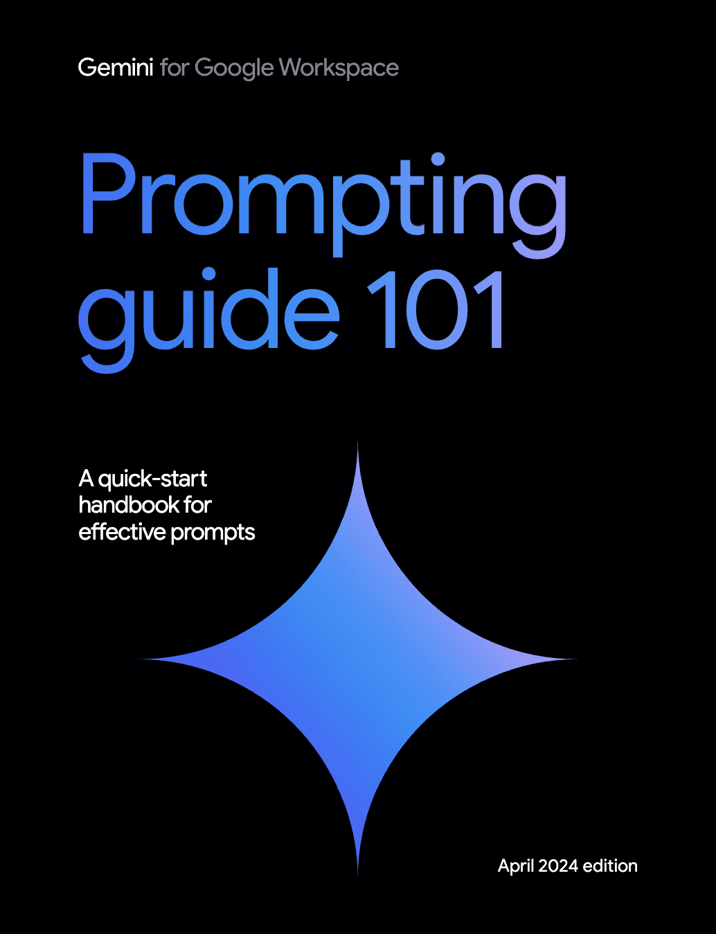 Gemini for Google Workspace Prompting 101