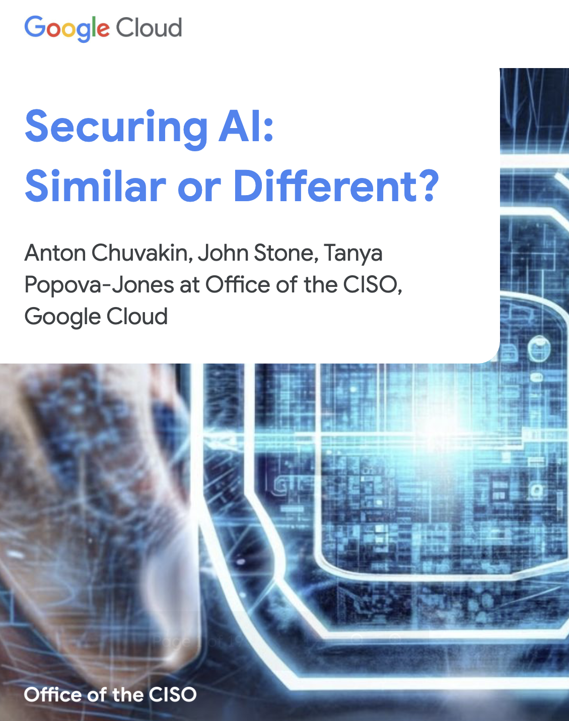 Securing AI: Similar or different?